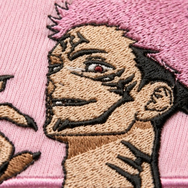 Sukuna Jujutsu Kaisen Embriodered Tshirt | House Of Zain