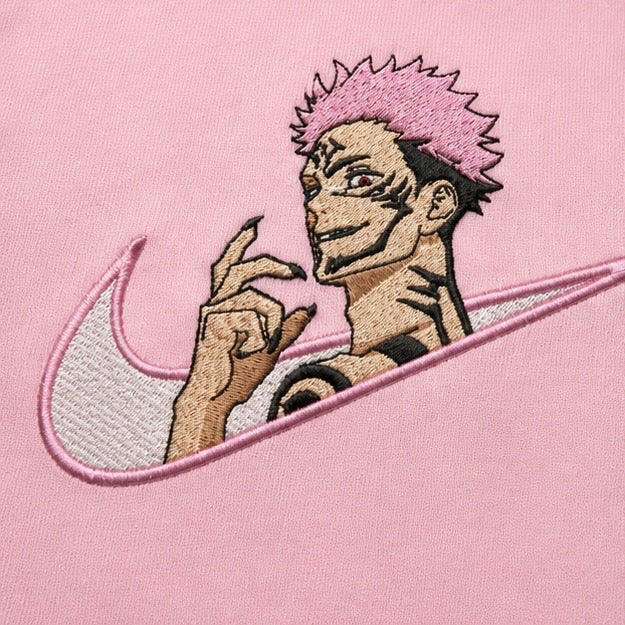 Sukuna Jujutsu Kaisen Embriodered Tshirt | House Of Zain