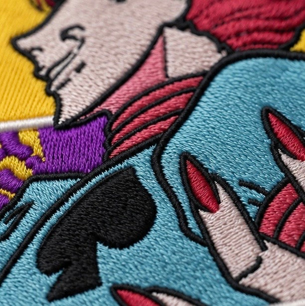 Jester Card Master Embroidered T-Shirt | House Of Zain