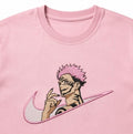 Sukuna Jujutsu Kaisen Embriodered Tshirt | House Of Zain
