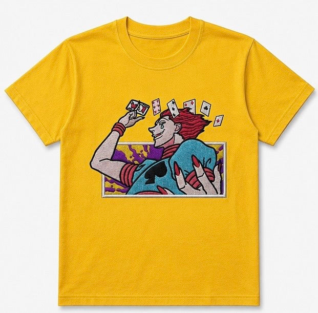 Jester Card Master Embroidered T-Shirt | House Of Zain