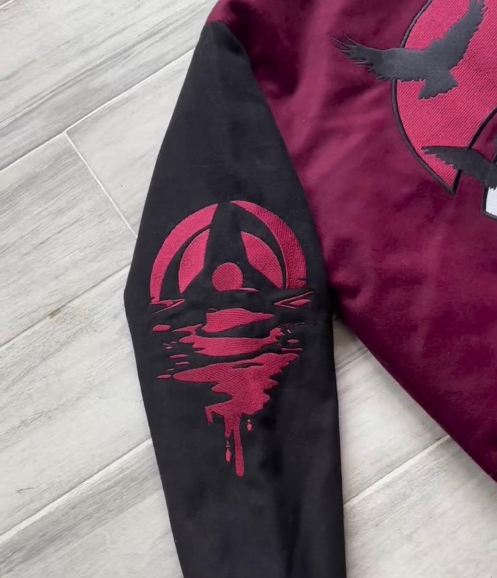 Itachi Embroidered Varsity Jacket
