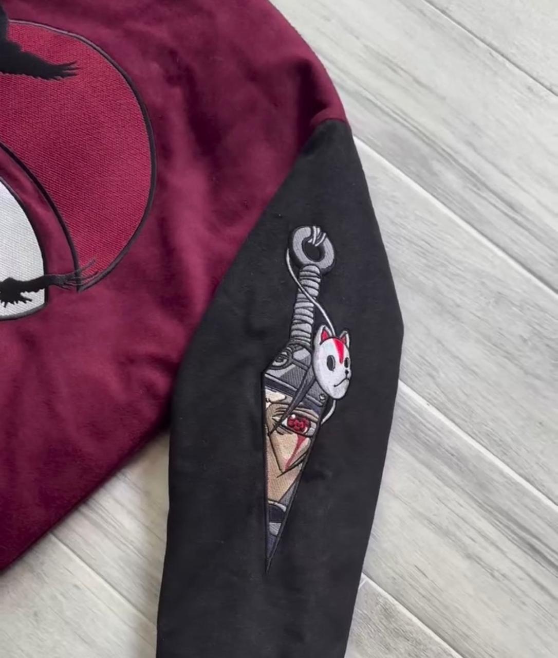 Itachi Embroidered Varsity Jacket