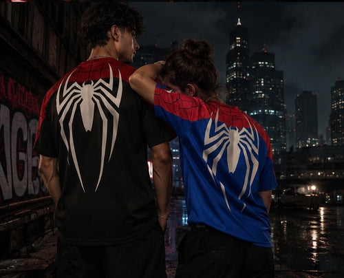 Couple Spiderman Suit Style T-Shirts ⭐⭐⭐⭐(4/5)