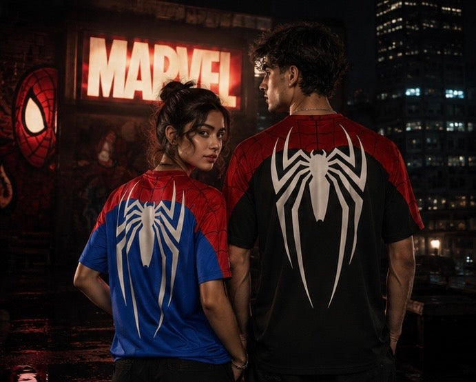 Couple Spiderman Suit Style T-Shirts ⭐⭐⭐⭐(4/5)